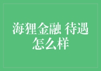 海狸金融待遇怎么样？解读金融行业的工作机会与福利现状