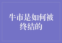 牛市的终结：谁是背后的推手？