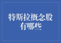 特斯拉概念股，投资新潮流？