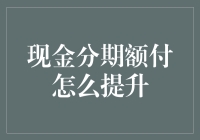 如何有效提升现金分期的支付效率？