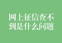 网上征信查不到？别急，今天我们一起来破解这个谜题！