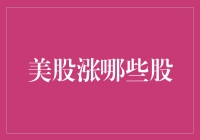 美股涨势背后：哪些股票闪耀于市场洪流之中？