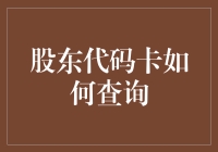 股东代码卡查询：如何高效获取您的持股信息