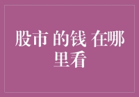 股市的钱在哪里看：从账户到市场动态的全面解读