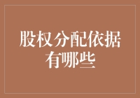 股权分配依据：从理论到实践的全面解析