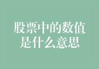 股票市场中的数值含义解析：一场数字游戏的深度解读