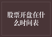 股票开盘时间表：股市的起床铃与咖啡时间