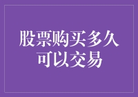 股票购买多久可以交易：剖析投资入门者最关心的问题