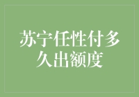 苏宁任性付到底要等多久？最新揭秘来啦！