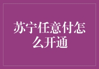 苏宁任意付：只需说得体，开通全凭运气！