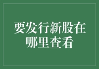 如何查询即将发行的新股：路径解析与投资策略