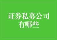 证券私募公司：隐秘的金融巨擘