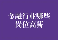 金融行业高薪岗位揭秘：打造一流财务生涯的秘诀