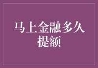 马上金融提额记：攻略我有，额度我有，就是没空涨