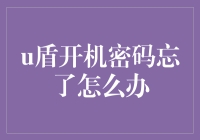 探讨U盾开机密码忘记后的解决策略